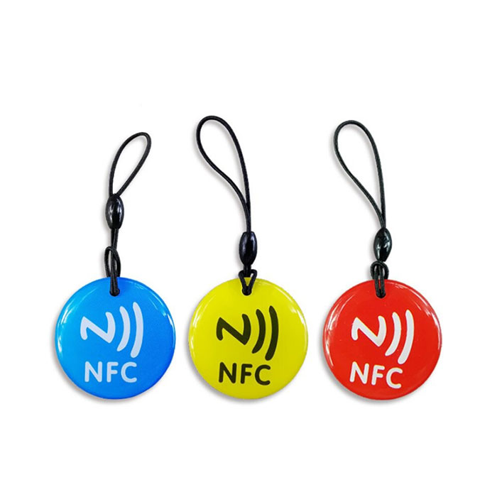 תג NFC 213 עגול עם ציפוי אפוקסי