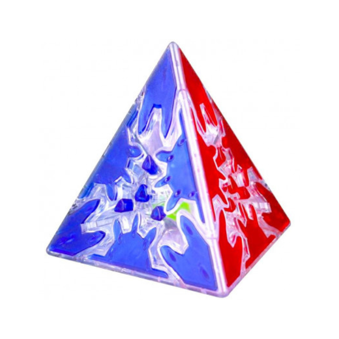 קובייה הונגרית QiYi Gear Pyraminx Transparent
